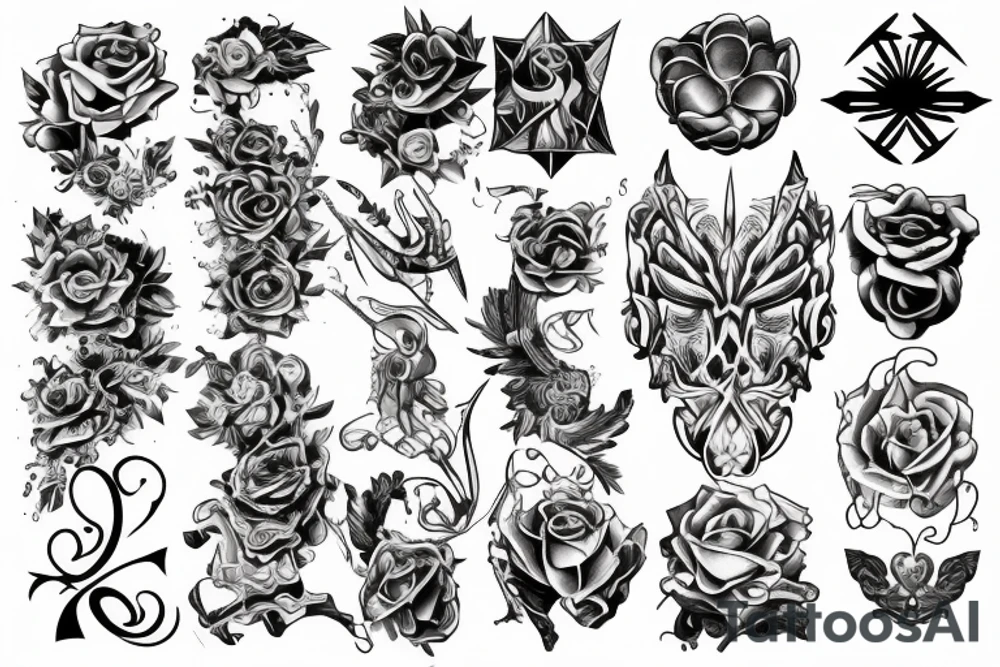 Piece symbol. tattoo idea