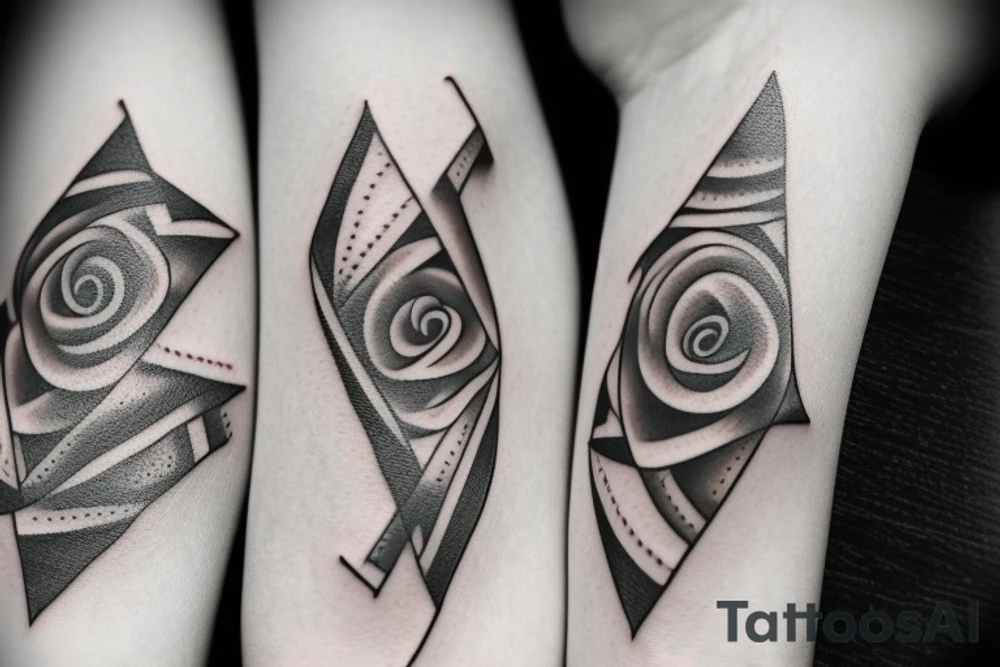 Piece sign tattoo idea