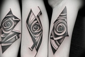 Piece sign tattoo idea