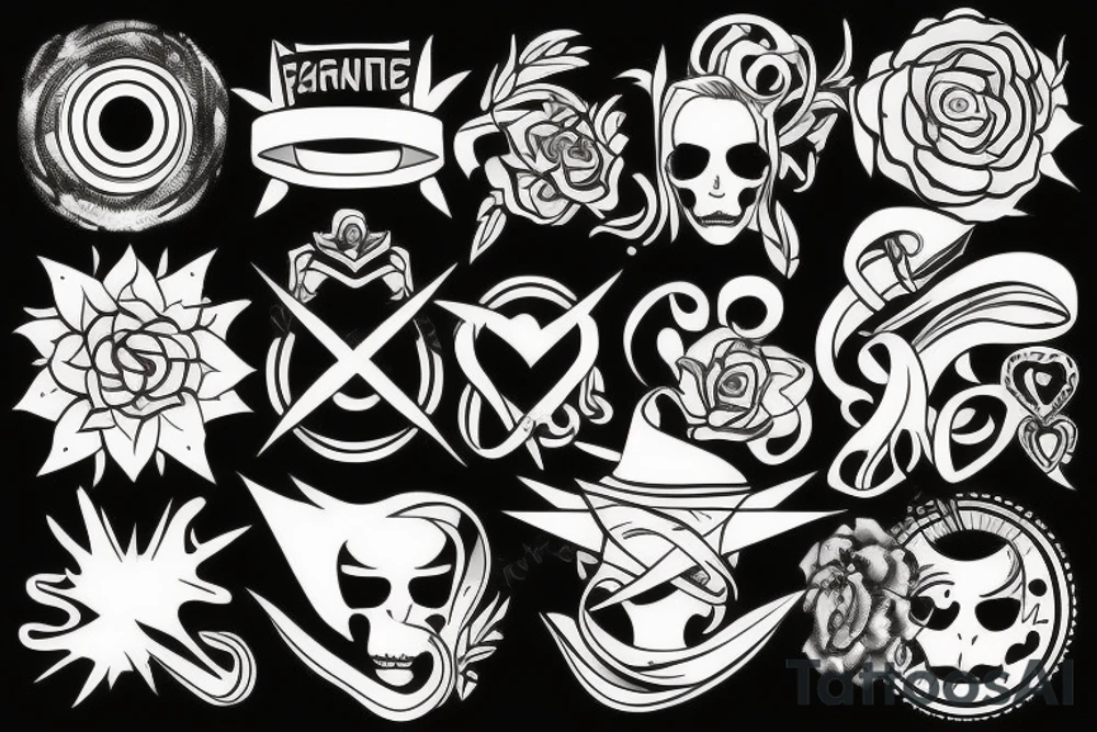 Piece sign tattoo idea