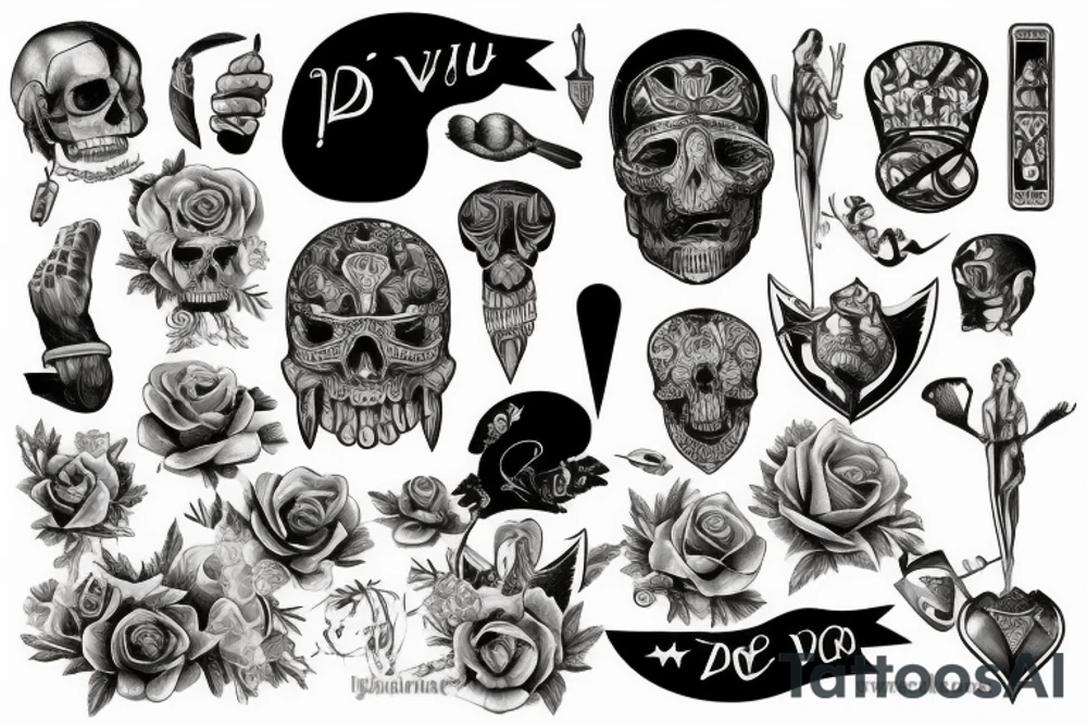 veni vedi vici dans le dos tattoo idea