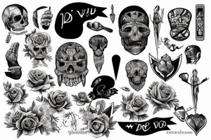 veni vedi vici dans le dos tattoo idea
