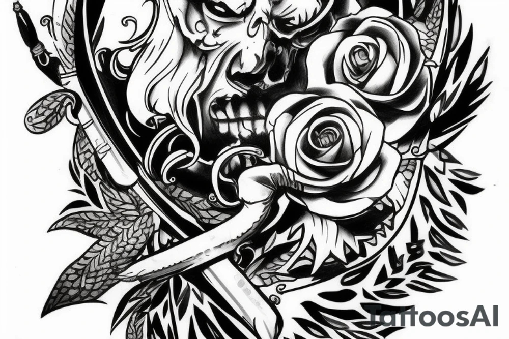 un spartiat qui rentre du combat tattoo idea