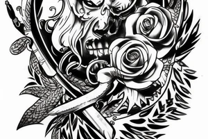 un spartiat qui rentre du combat tattoo idea