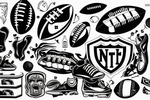 A football tattoo idea
