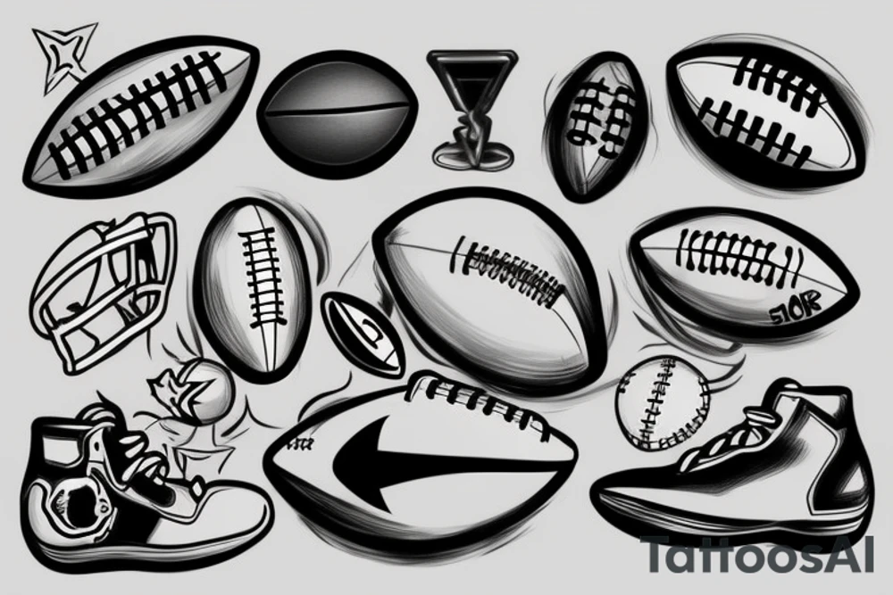 A football tattoo idea