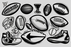 A football tattoo idea