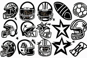 A football tattoo idea
