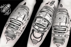 The space travel machine from the move Contact. tattoo idea