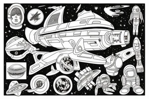 The space travel machine from the movie Contact. tattoo idea