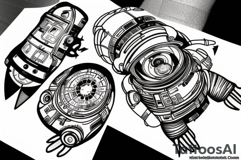 The space travel machine from the movie Contact. tattoo idea