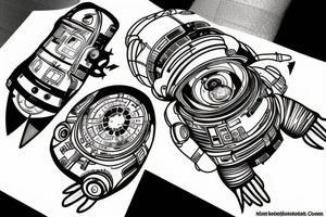 The space travel machine from the movie Contact. tattoo idea