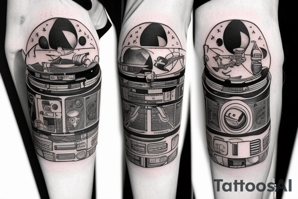 The space travel machine from the movie “Contact.” tattoo idea