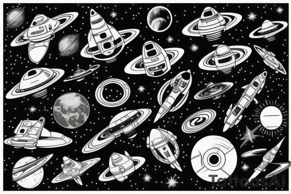 The space travel machine from the movie “Contact.” tattoo idea