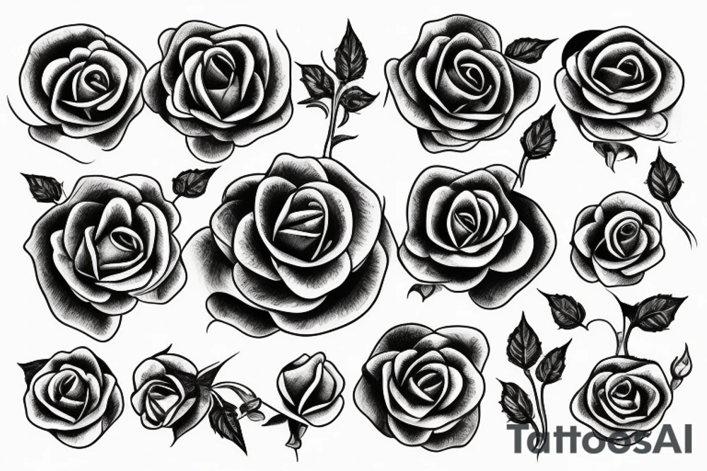 Bio mechanical rose tattoo idea