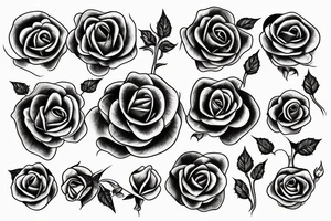 Bio mechanical rose tattoo idea