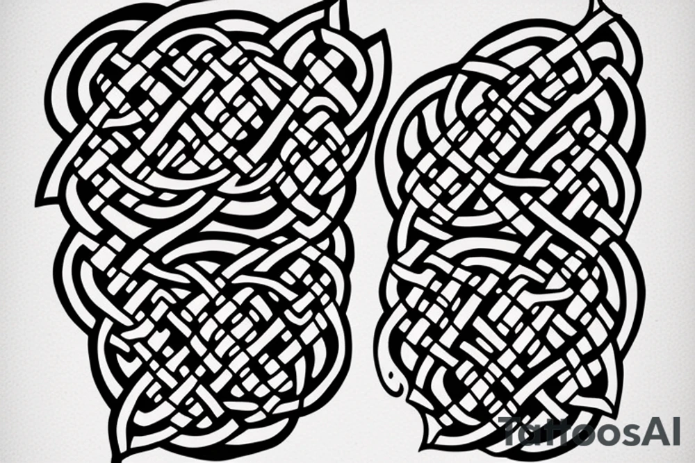 Celtic knot tattoo idea