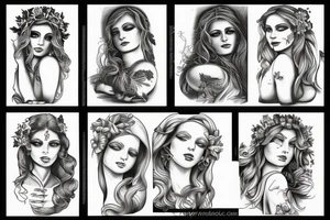 Biblical women tattoo idea