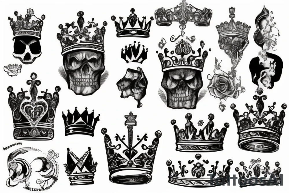 Crown tattoo idea