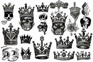 Crown tattoo idea