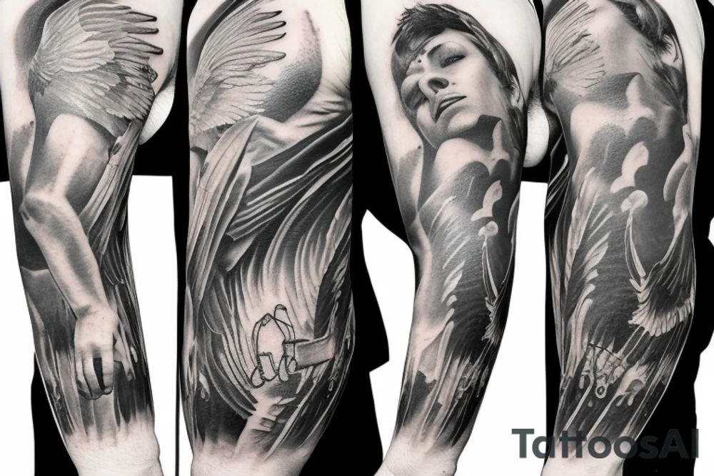 Falling Icarus Man Tattoo tattoo idea
