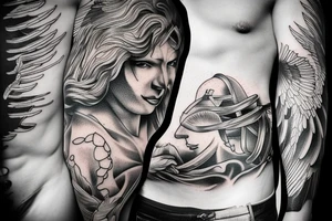 Falling Icarus Man Tattoo tattoo idea