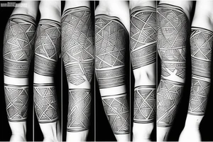 geometry forearm tattoo idea
