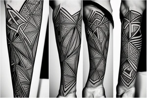 geometry forearm tattoo idea