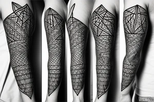 geometry forearm tattoo idea