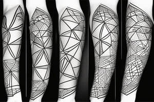 geometry forearm tattoo idea