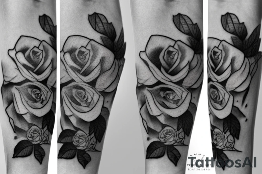 Roses With Veil. Forearm tattoo tattoo idea