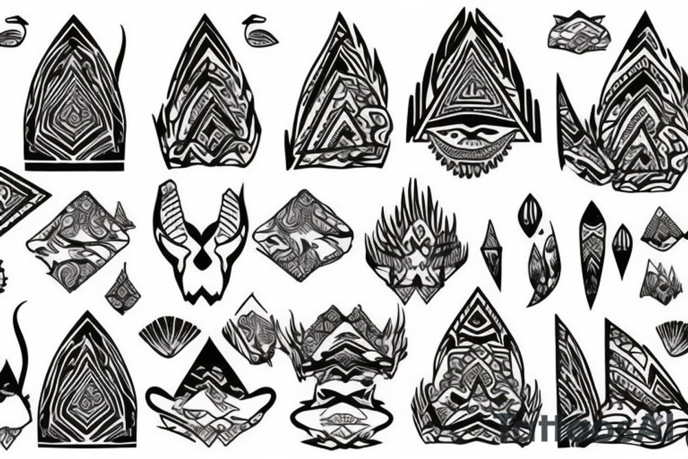 Mountain Range tattoo idea