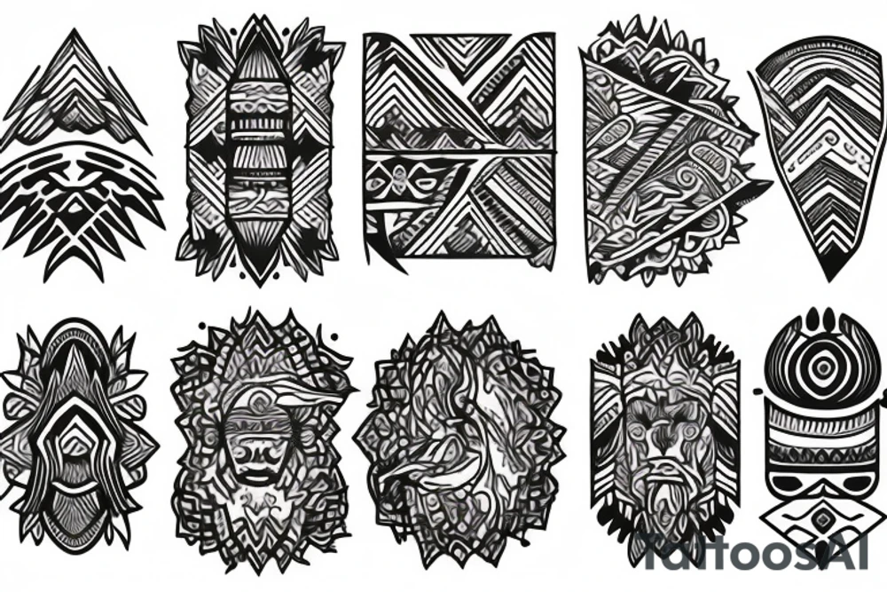 Mountain Range tattoo idea
