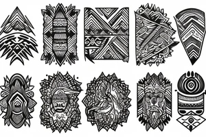 Mountain Range tattoo idea