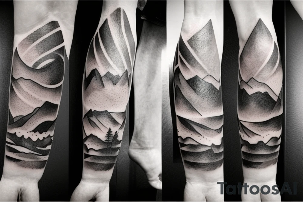 Mountain Range. Band tattoo tattoo idea