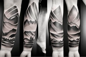 Mountain Range. Band tattoo tattoo idea