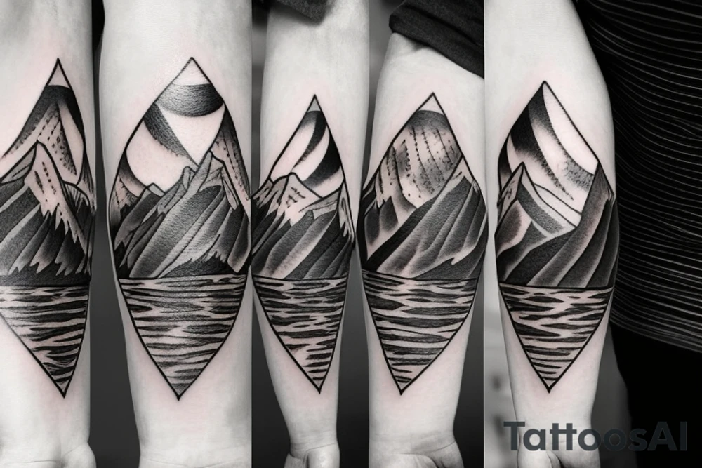 Mountain Range. Band tattoo tattoo idea