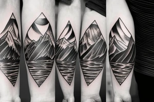 Mountain Range. Band tattoo tattoo idea
