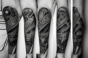 Athens versus Spartans tattoo idea