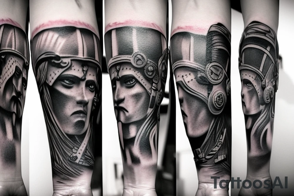 Athens versus Spartans tattoo idea