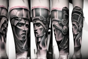 Athens versus Spartans tattoo idea