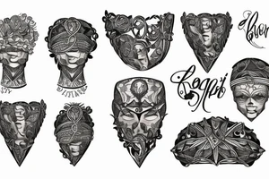 Roman tattoo. Half chest tattoo tattoo idea