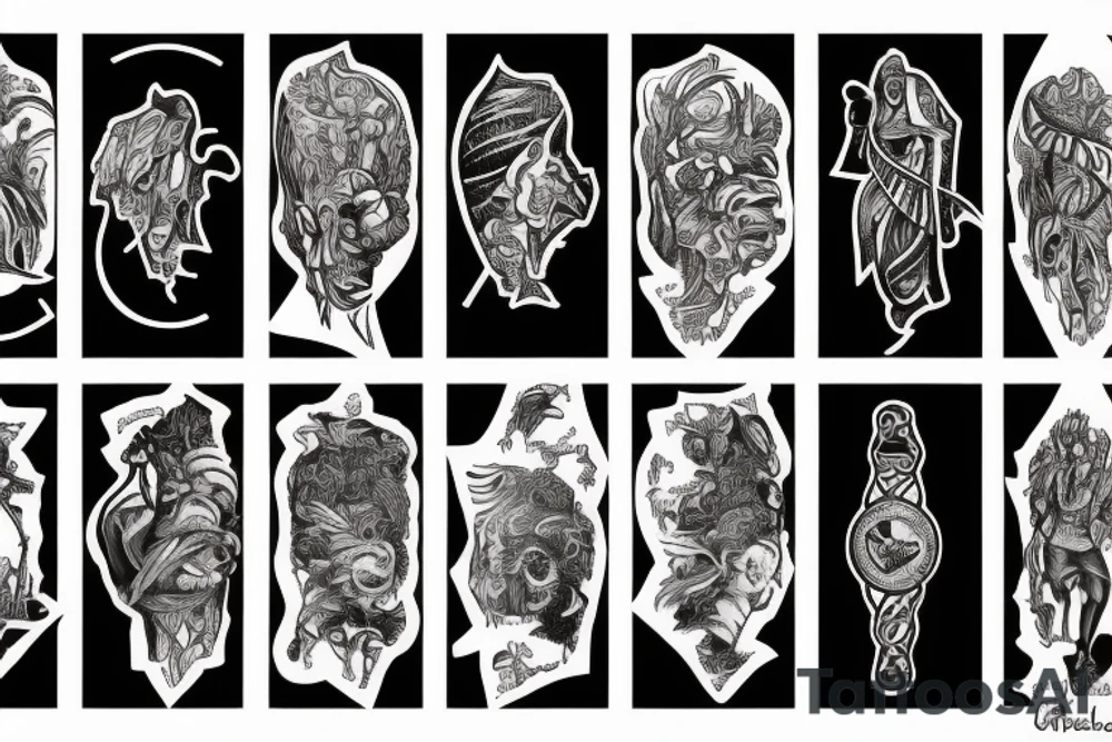 Atlas holding the world tattoo idea