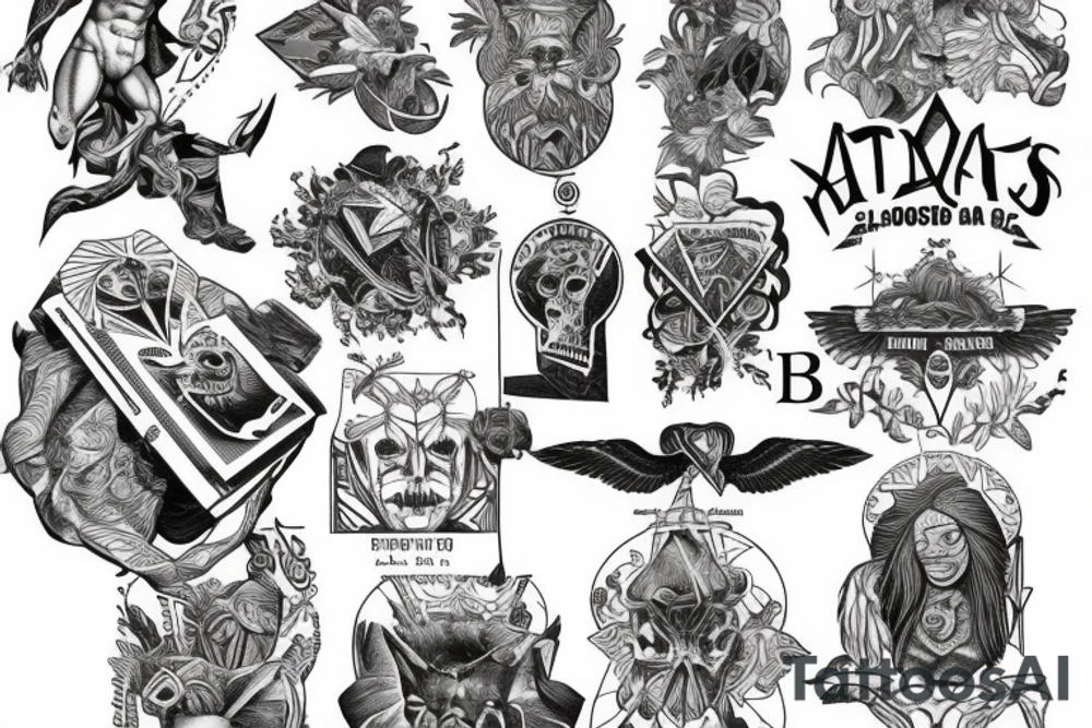 Atlas holding the world tattoo idea