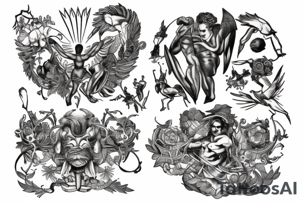 Atlas holding the world tattoo idea
