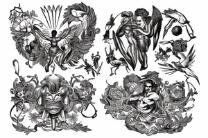 Atlas holding the world tattoo idea