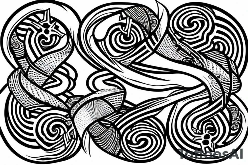 Triple infinity loop tattoo idea