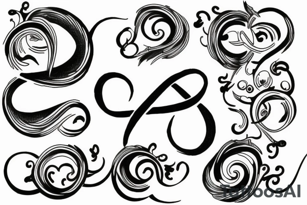 Triple infinity loop tattoo idea