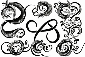 Triple infinity loop tattoo idea
