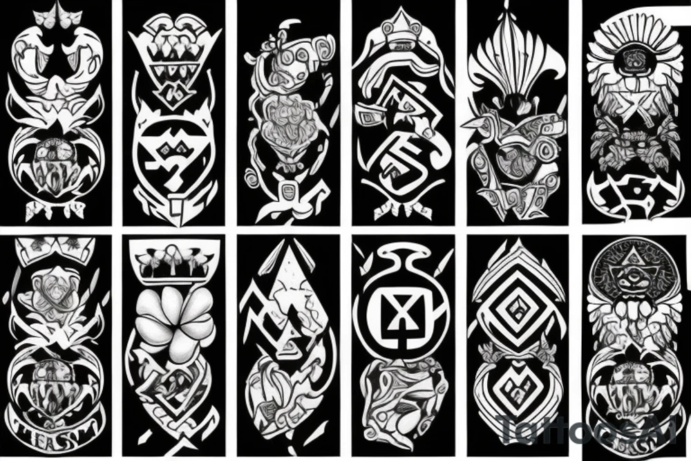 Crest of Ecuador tattoo idea